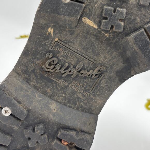 Vintage Gripfast Combat Boots Men's 10 Made in England Grunge Punk Rock - Picture 8 of 14